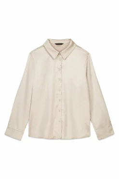 Camisa satinada brillos