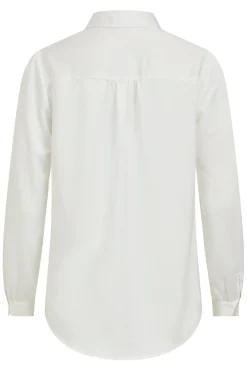 Camisa satinada manga larga