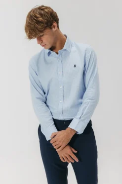 Camisa semivestir Oxford cuadros