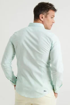 Camisa Slim Fit Oxford