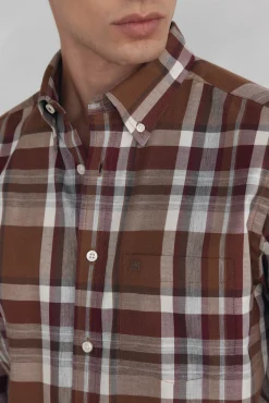 Camisa twill cuadros