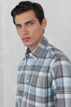Camisa twill cuadros