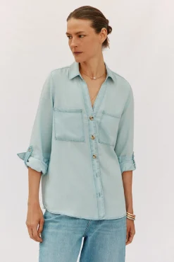 camisa vaquera tencel