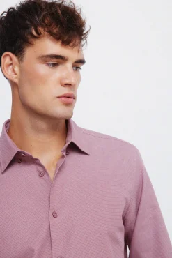 Camisa vestir estructura bicolor