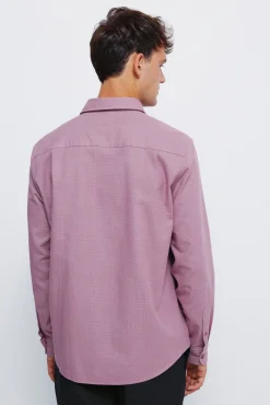 Camisa vestir estructura bicolor