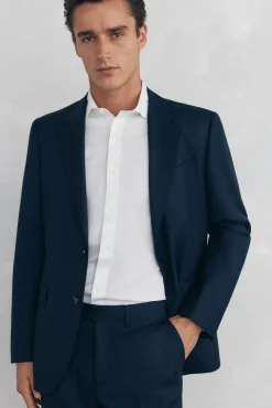 Camisa vestir lisa non iron + antimanchas slim fit