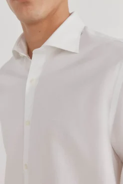 Camisa vestir lisa non iron + antimanchas