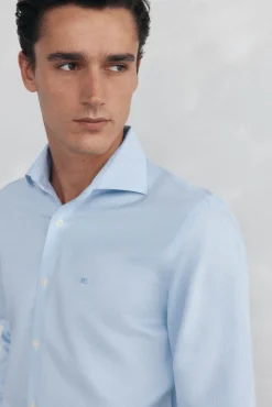Camisa vestir non iron + antimanchas