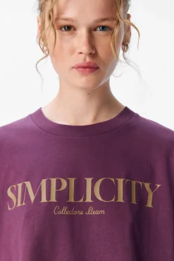 Camiseta estampada texto