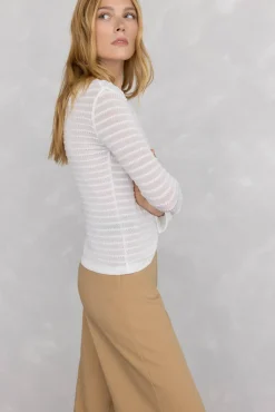 Camiseta fruncida estructura