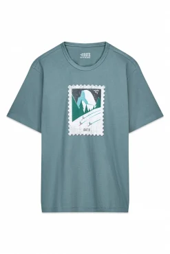 Camiseta gráfica lavada