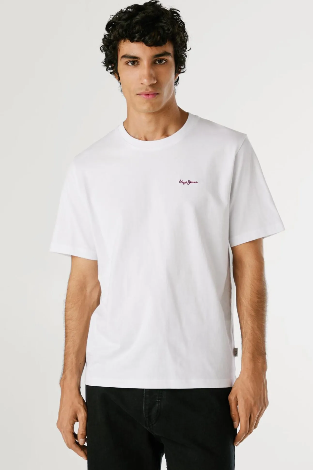 Camiseta Logo Bordado Fit Regular