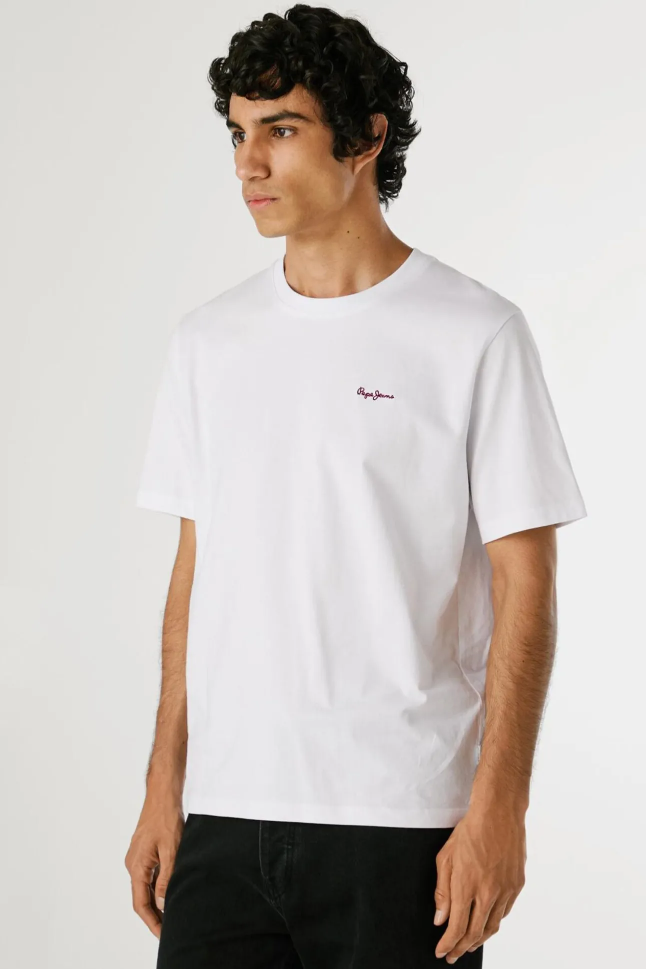 Camiseta Logo Bordado Fit Regular
