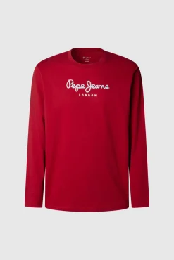 Camiseta Logo De Manga Larga