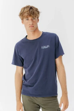 Camiseta logo tejido