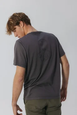 Camiseta logo tejido