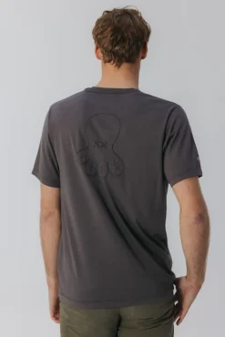 Camiseta logo tejido