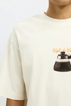 Camiseta manga corta con print 100% algodón orgánico