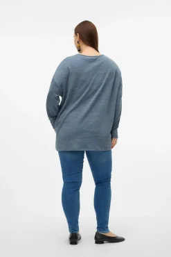Camiseta manga larga talla grande