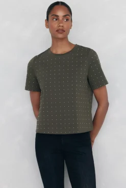 Camiseta mini tachuelas