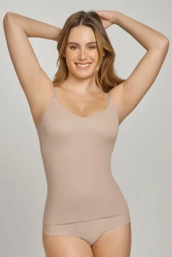 Camiseta multiusos de control de abdomen