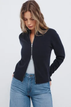 Cardigan cremallera