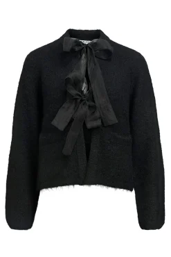 Cardigan punto con lazos