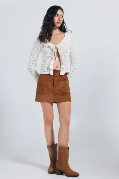 Cardigan volantes