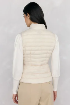 Chaleco corto peplum