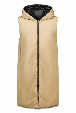 Chaleco largo reversible