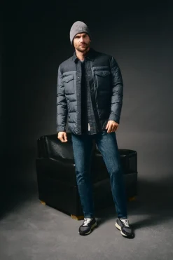 Chaqueta acolchada con bolsillos
