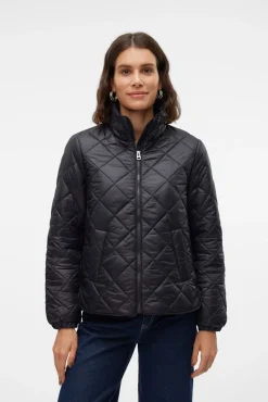 Chaqueta acolchada de mujer con bolsillos