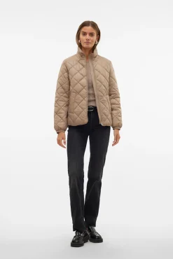 Chaqueta acolchada de mujer con bolsillos