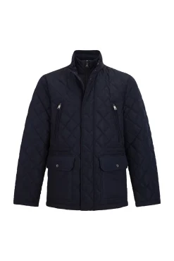 Chaqueta acolchada rombos
