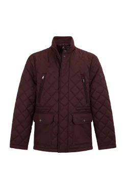 Chaqueta acolchada rombos