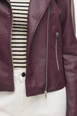 Chaqueta biker polipiel