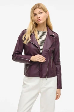 Chaqueta biker polipiel
