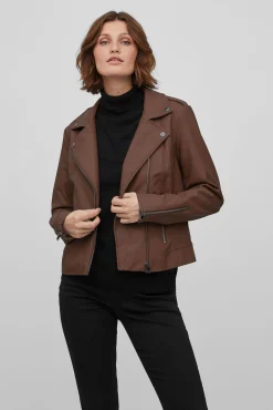 Chaqueta biker polipiel