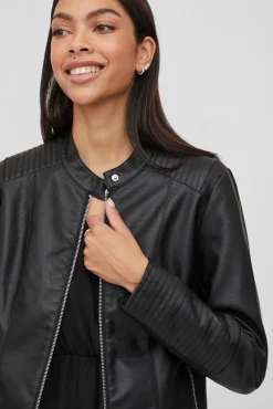Chaqueta biker polipiel