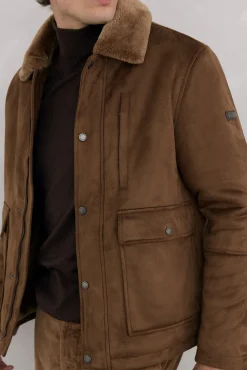 Chaqueta doble faz borrego