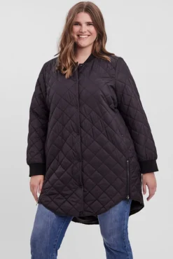 Chaqueta larga Curve