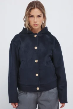 Chaqueta marinera capucha
