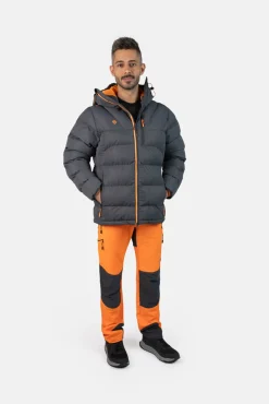 Chaqueta rellena de fibra repelente al agua