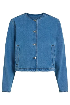 Chaqueta vaquera abotonada