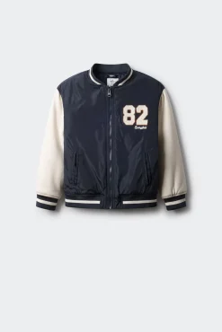Chaqueta varsity beisbolera niño