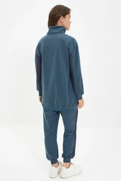 Conjunto chándal azul sudadera y pantalón