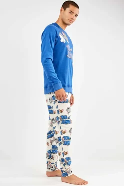 Conjunto pijama Tom & Jerry en punto interlock