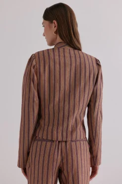 Edena. Chaqueta a rayas