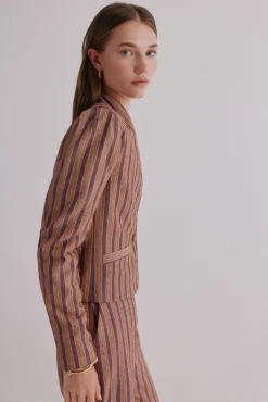 Edena. Chaqueta a rayas