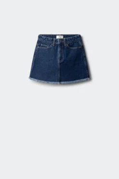 Falda denim niña